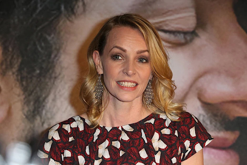 Simone Hanselmann auf einer Filmpremiere in Berlin.