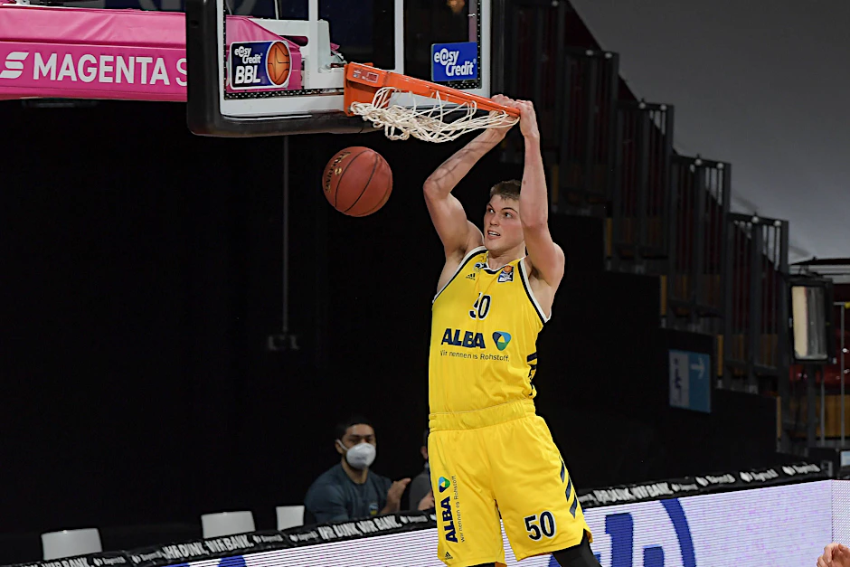 Ben Lammers möchte es mit Alba Berlin am Wochenende in München wieder so richtig krachen lassen.