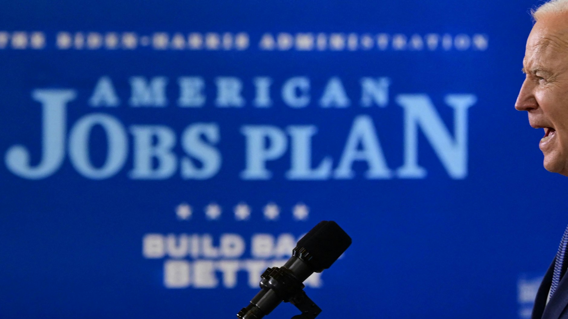 Geht in die Vollen: US-Präsident Joe Biden.&nbsp;