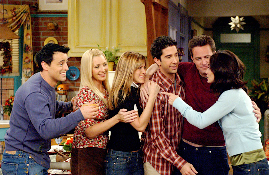 Die Freunde kommen zurück: Matt LeBlanc, Lisa Kudrow, Jennifer Aniston, David Schwimmer, Matthew Perry und Courteney Cox (von links) in einer früheren Folge der Serie.
