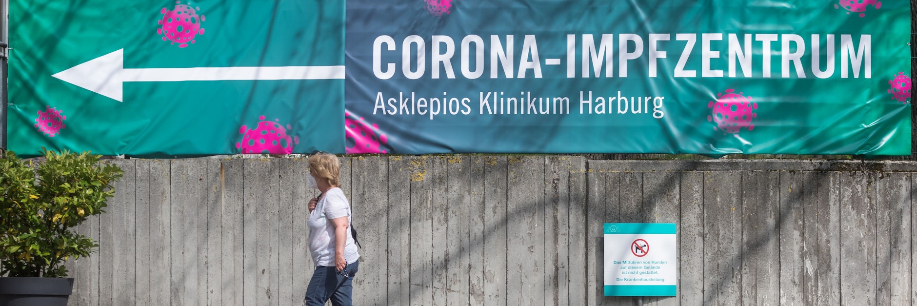 Impfzentrum in Hamburg-Harburg.