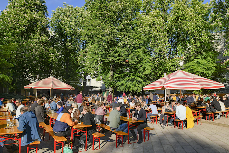 Berlin: Ab Freitag vor Pfingsten könnte was gehen in Sachen Biergarten-Vergnügen.