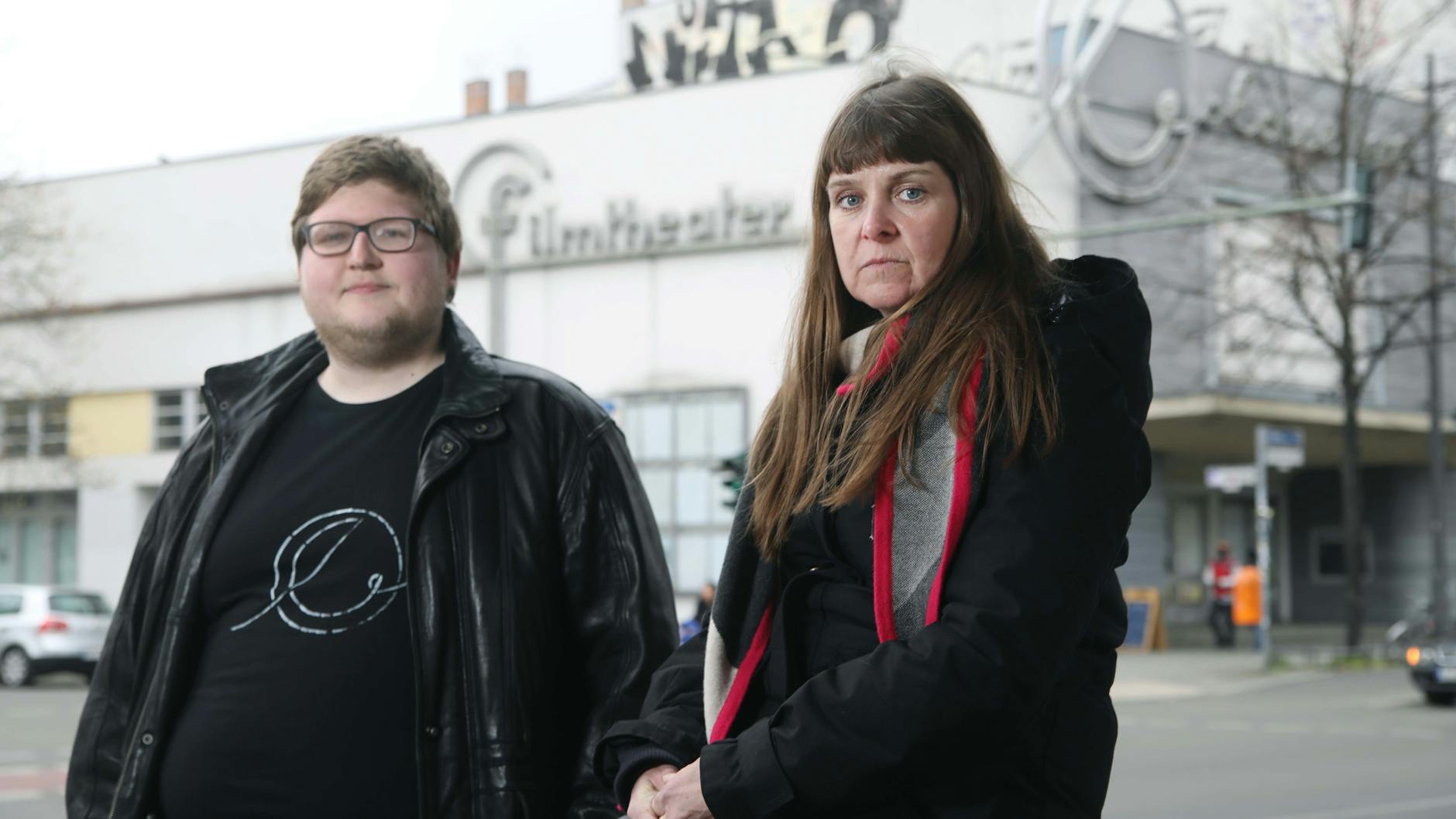 Sie kämpfen um ihren alten Arbeitsplatz: Die früheren Colosseum-Mitarbeiter Michel Rieck und Daniela Baumann.