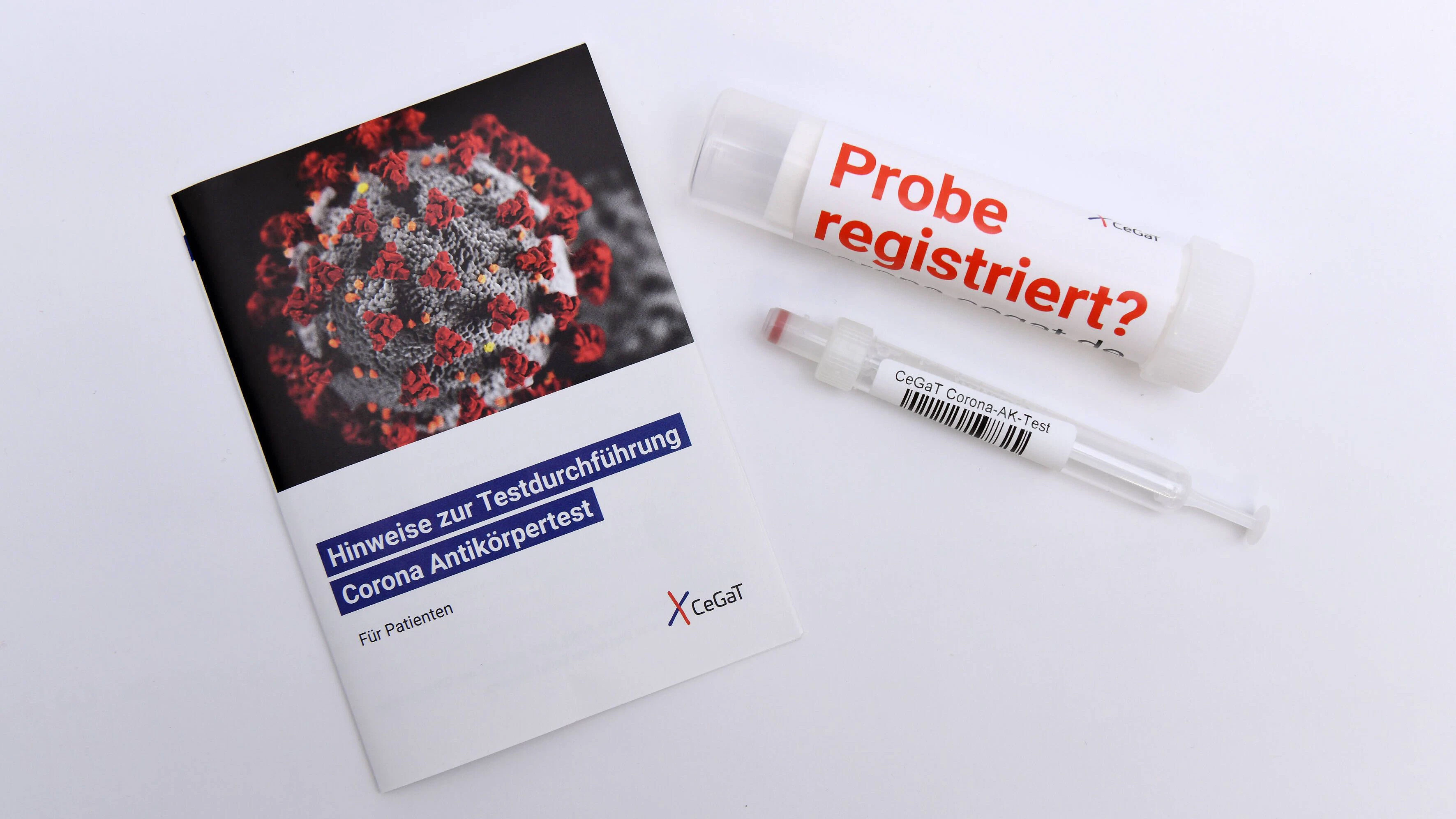 Das Tübinger Biotechnologieunternehmen CeGaT entwickelte einen Corona-Antikörpertest to go.