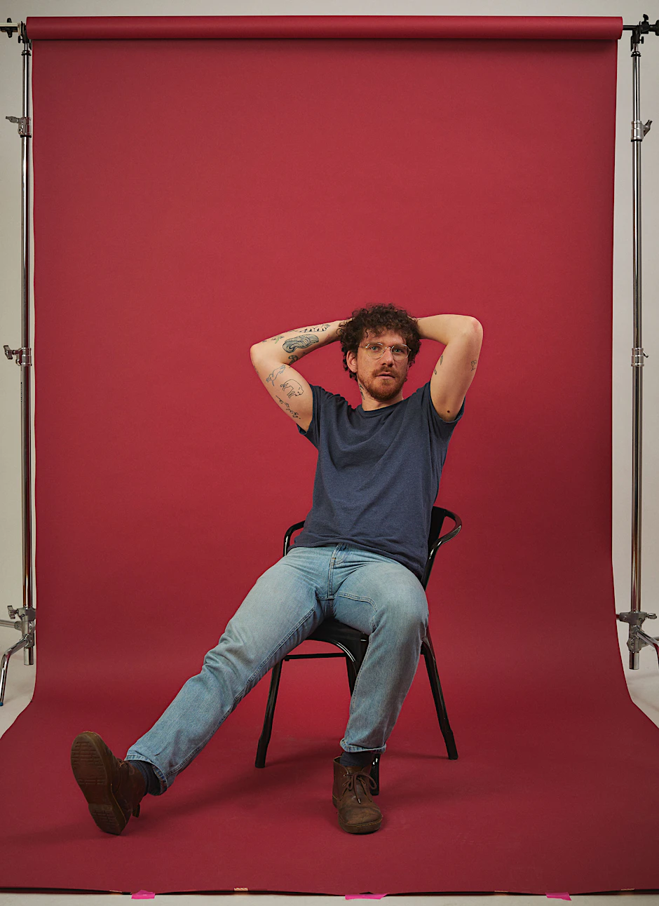 Kevin Junk,&nbsp; Autor des Romans „Fromme Wölfe“.