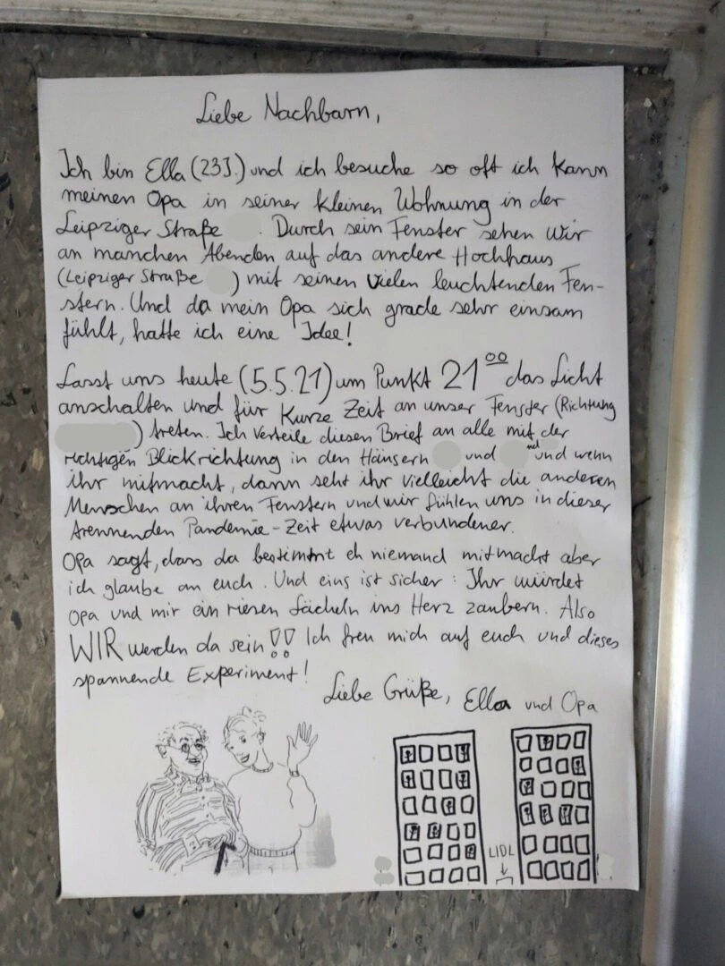 Das ist der berührende Brief einer Enkelin.