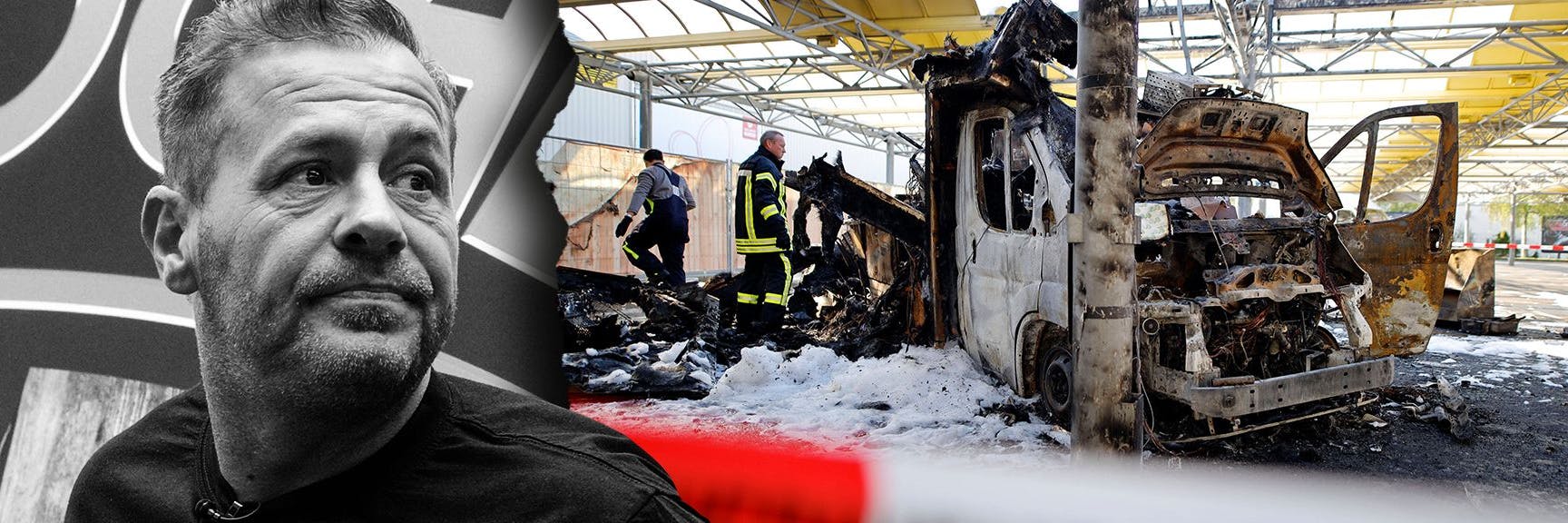 Willi Herren eröffnete kurz vor seinem Tod den Foodtruck, der dann lichterloh abbrannte.
