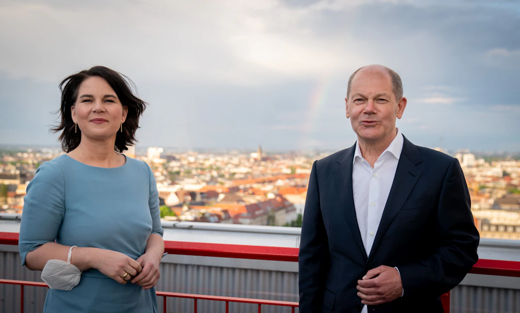 Olaf Scholz punktet im Kandidaten-Duell gegen Annalena Baerbock