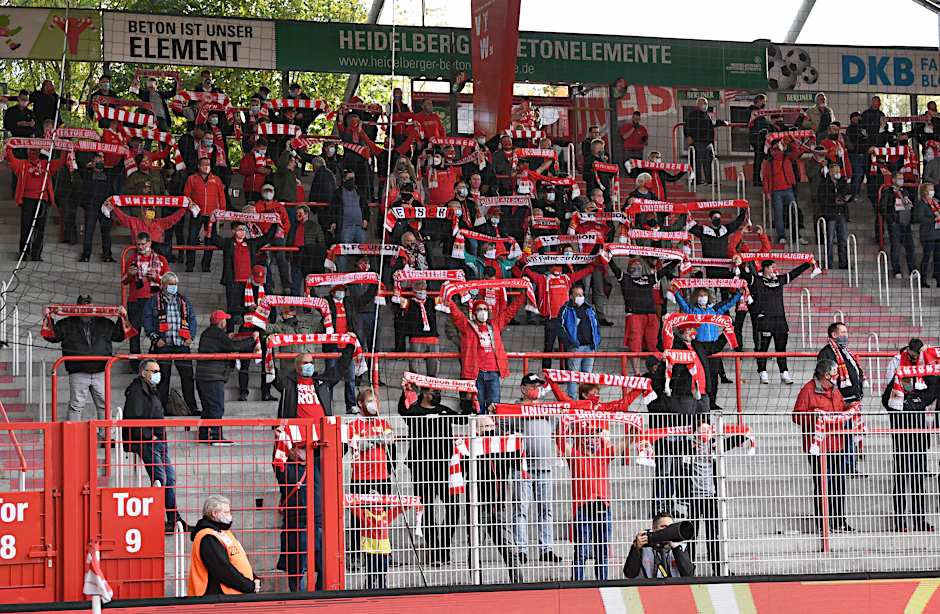 Das letzte Saisonspiel darf Union wohl vor 2000 Fans austragen.