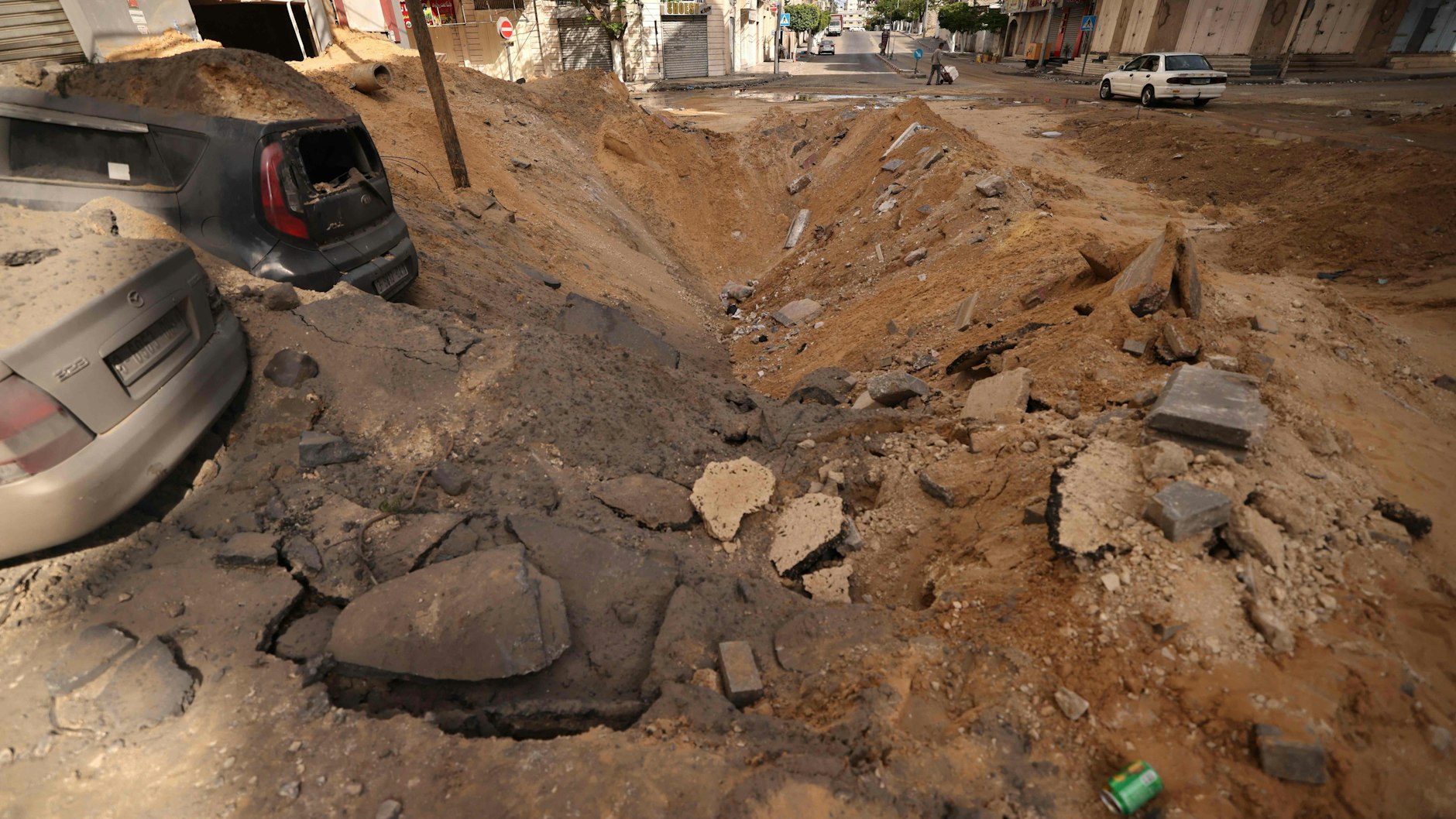 Mit seinen Bombenangriffen will Israel das Tunnelsystem der Hamas im Gazastreifen zerstören.