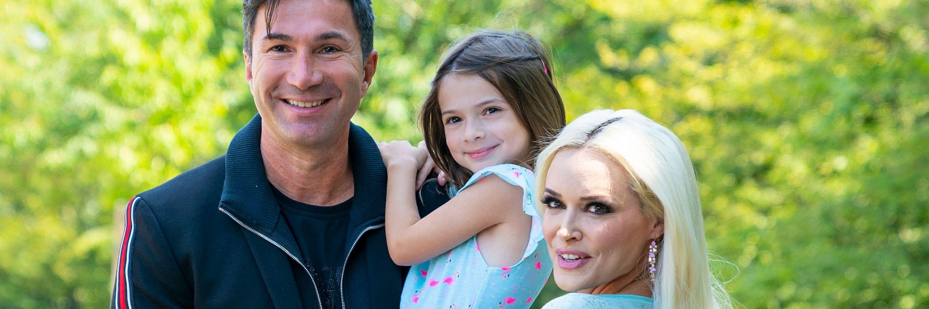 Daniela Katzenberger mit Ehemann Lucas Cordalis und Tochter Sophia.