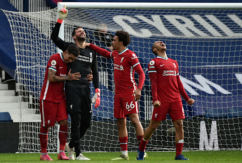 Emotionen pur: Liverpools Torwart Alisson Becker (28) widmete seinen Kopfball-Treffer seinem ertrunkenen Vater.&nbsp;