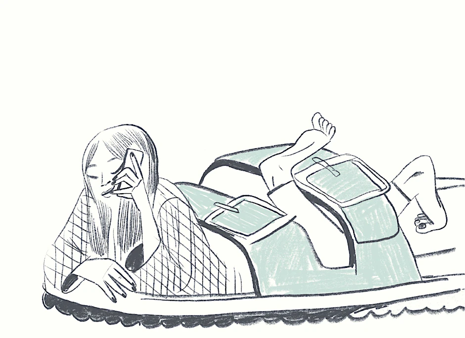 Eine Illustration aus „Papierklavier“.