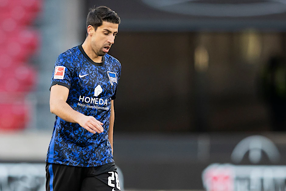 Wird am Sonnabend bei der TSG Hoffenheim für Hertha BSC ein letztes Mal am Ball sein: Sami Khedira.&nbsp;