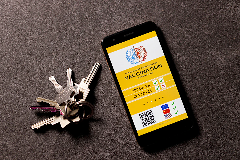 Eine mögliche Visualisierung des geplanten digitalen Impfpasses. Die EU-Staats- und Regierungschefs hatten eine europäische Lösung beim Corona-Impfpass beschlossen.&nbsp;