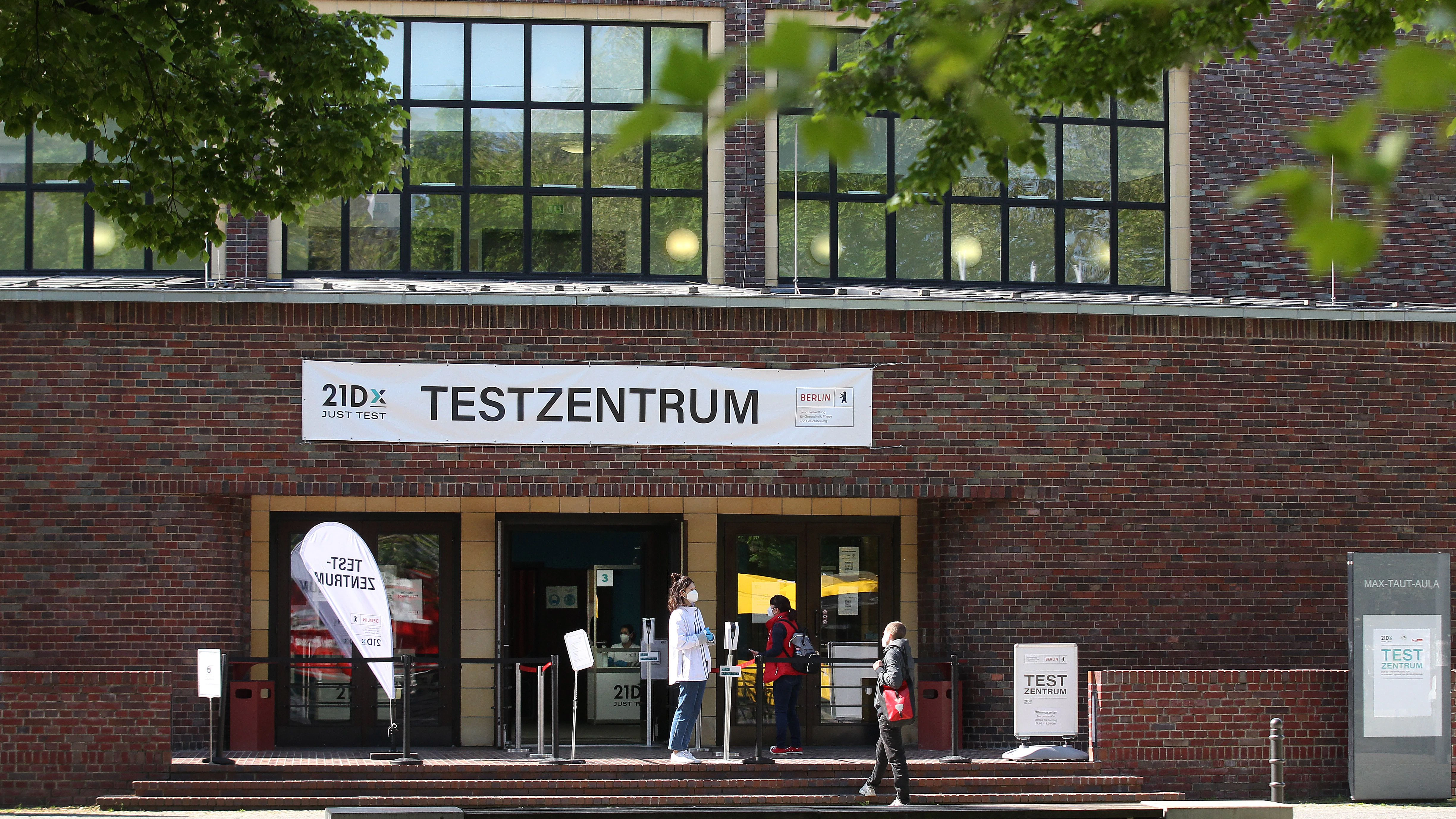 Auch in der Max-Taut-Schule wird getestet.&nbsp;