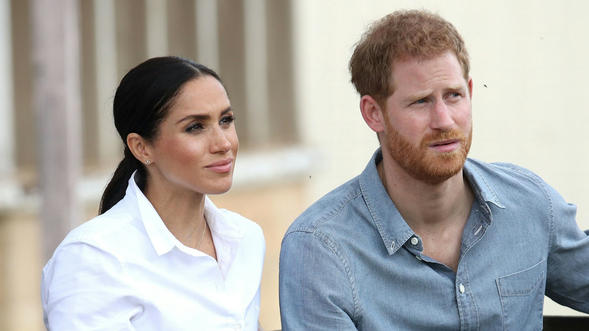 Prinz Harry und seine Frau Meghan.