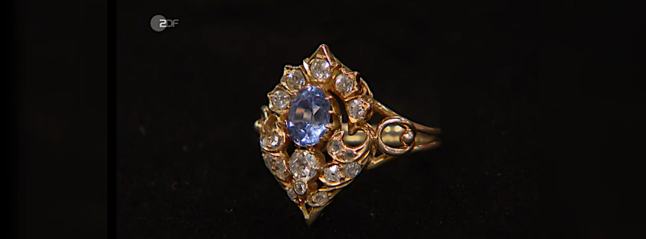 Dieser Saphir-Ring steht bei&nbsp;„Bares für Rares“ zum Verkauf.