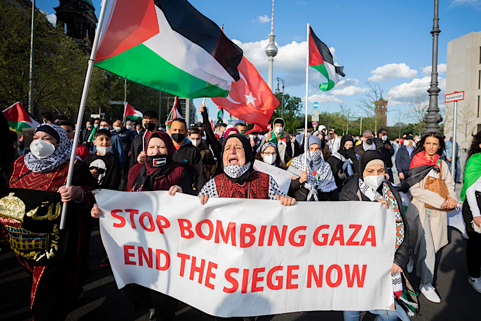 Gaza-Demo in Berlin am 19. Mai.