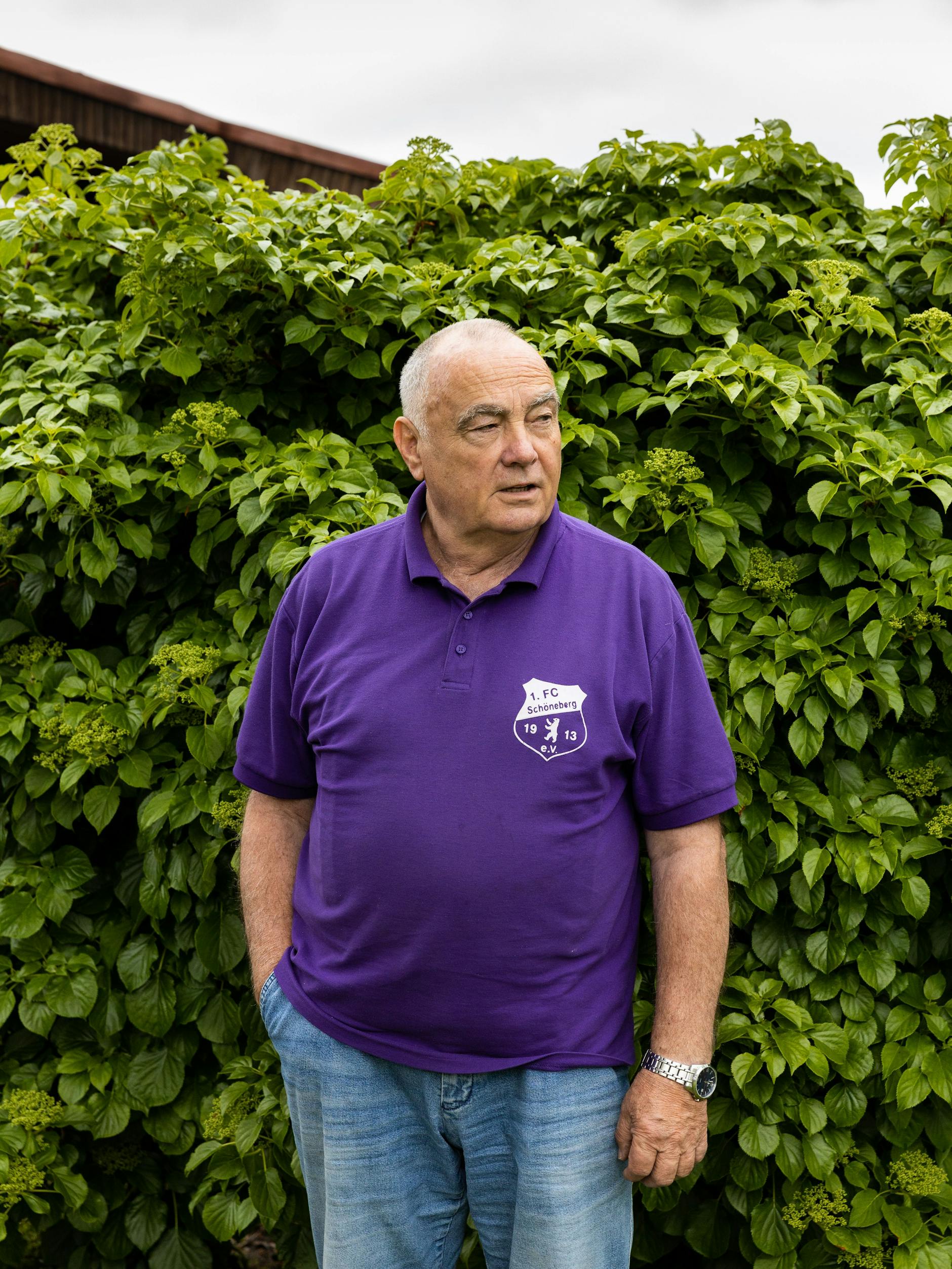 Ein Fan der Kleingartenkunst in Berlin-Schöneberg