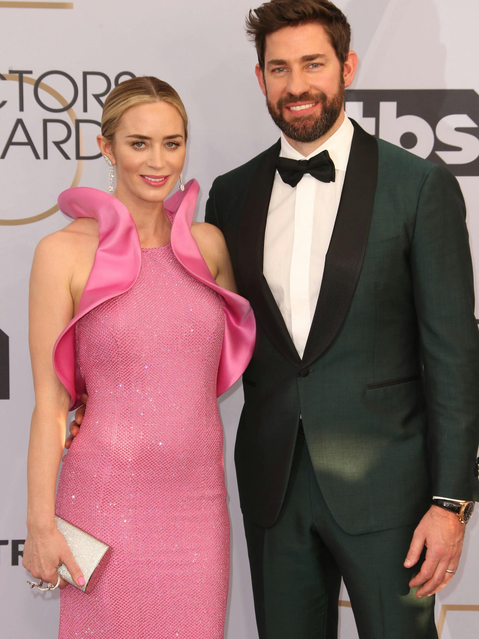 Emily Blunt und ihr Ehemann John Krasinski bei einer Preisverleihung in Los Angeles.