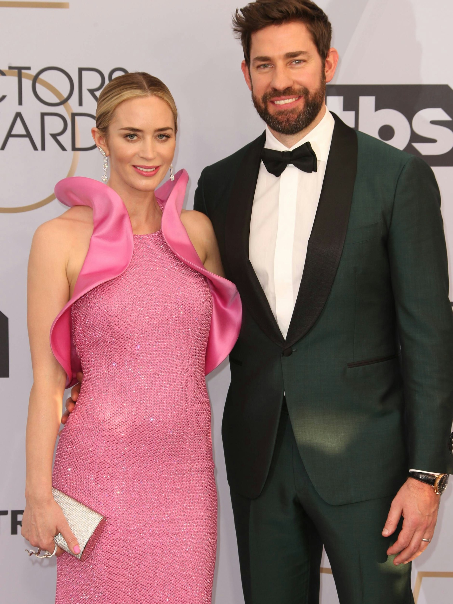 Emily Blunt und ihr Ehemann John Krasinski bei einer Preisverleihung in Los Angeles. 