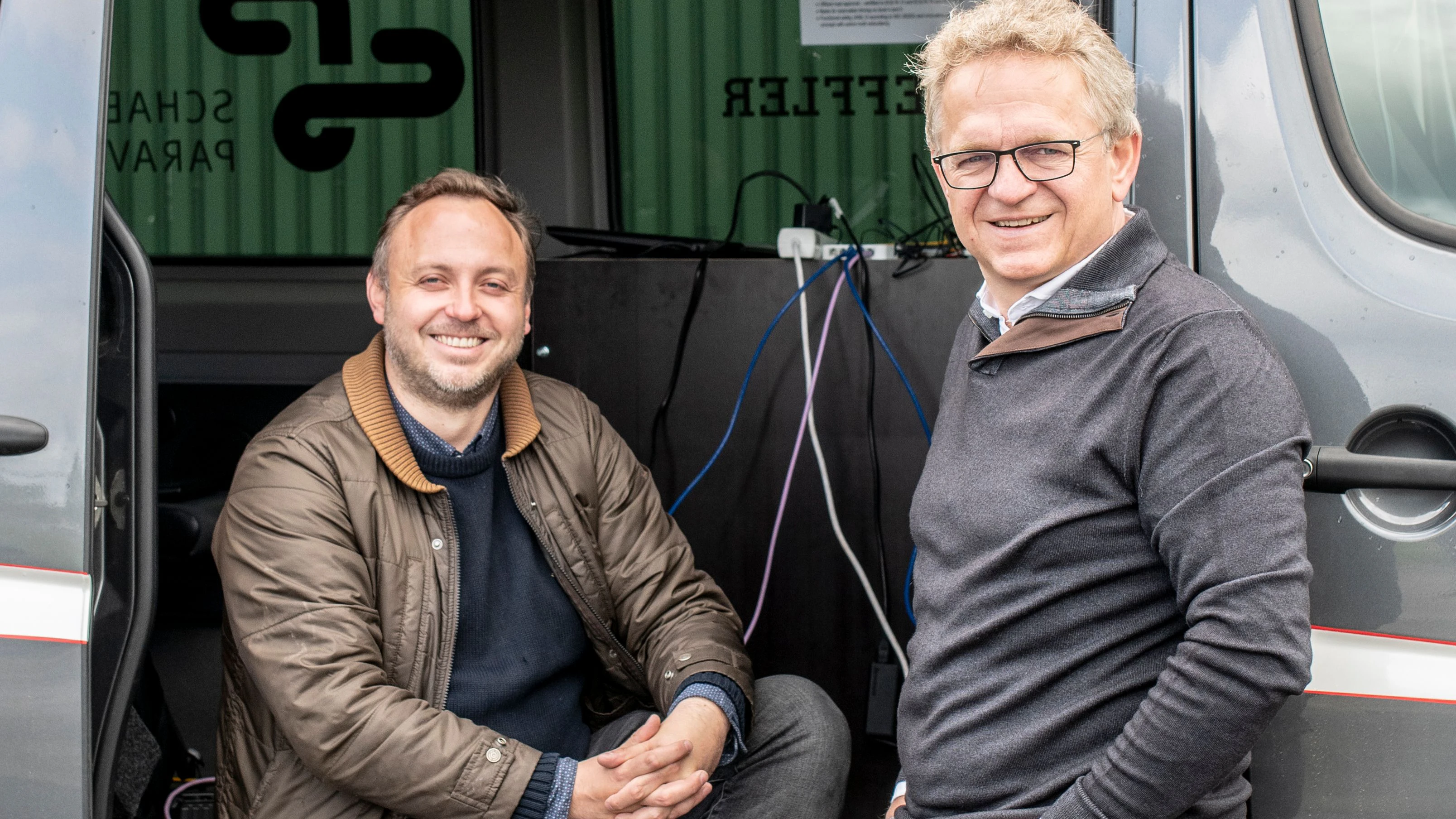 Roy Uhlmann (li.) und Roland Arnold.
