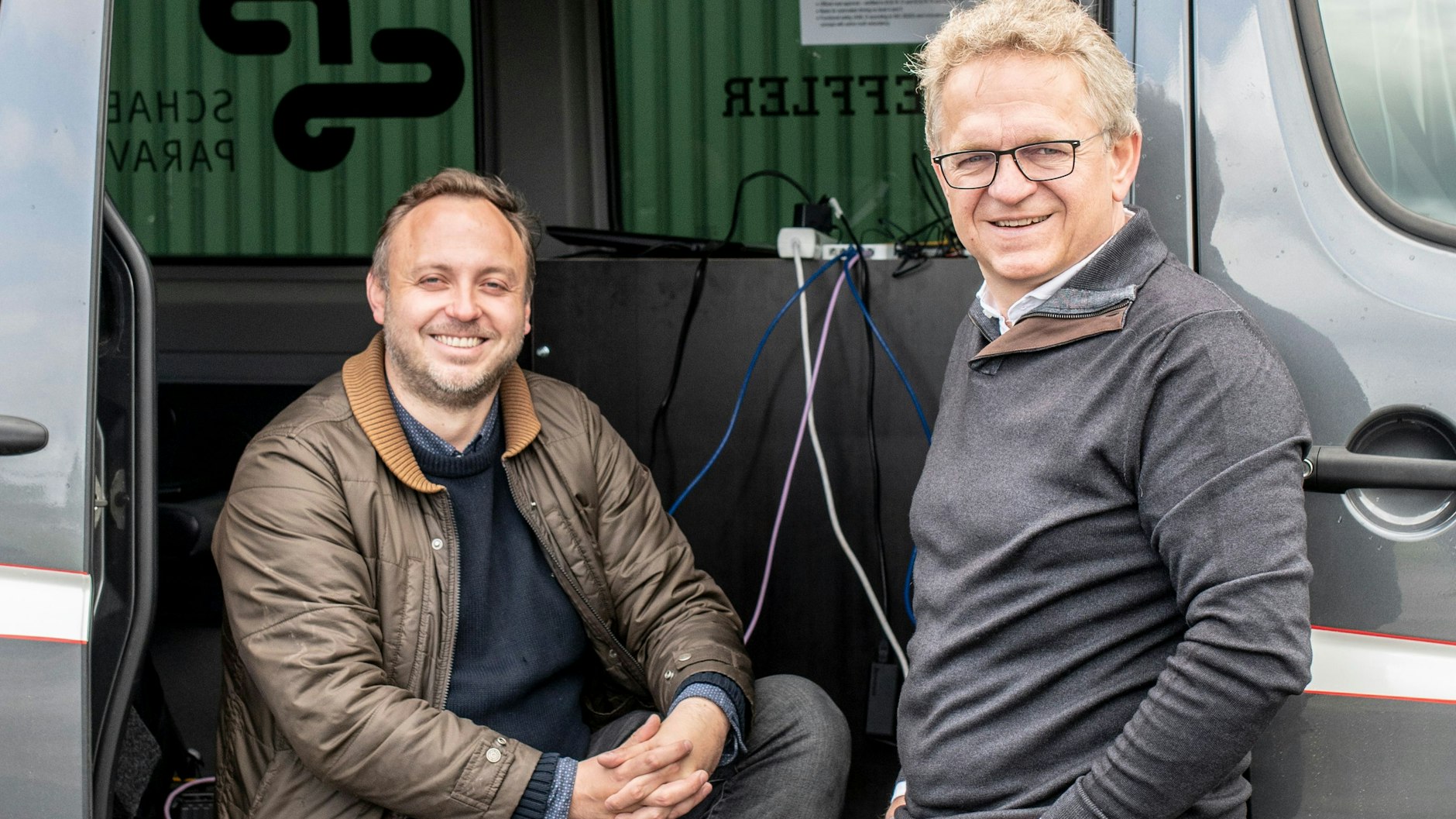 Roy Uhlmann (li.) und Roland Arnold.