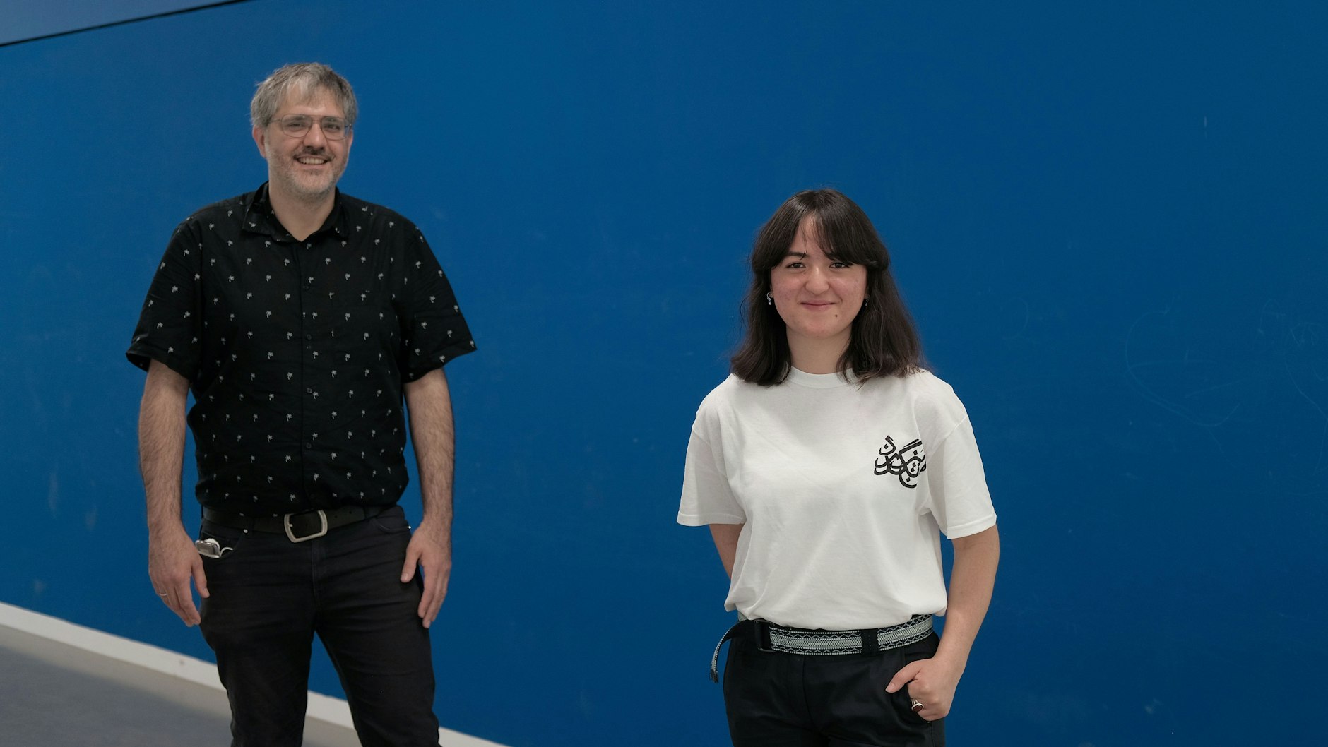 Mehmet Can und Narges Tavakkoli haben vor zwei Jahren Israel besucht. Jetzt diskutieren Lehrer und Schülerinnen und Schüler wieder über den Nahost-Konflikt.