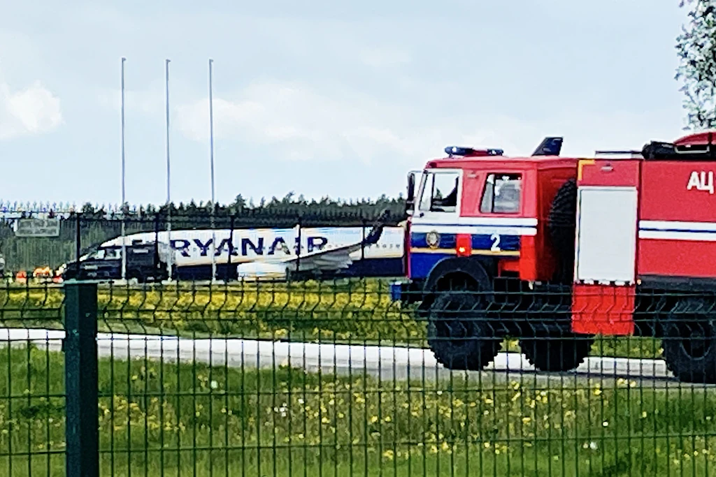 Flugzeug umgeleitet: Belarussischer Journalist offenbar festgenommen