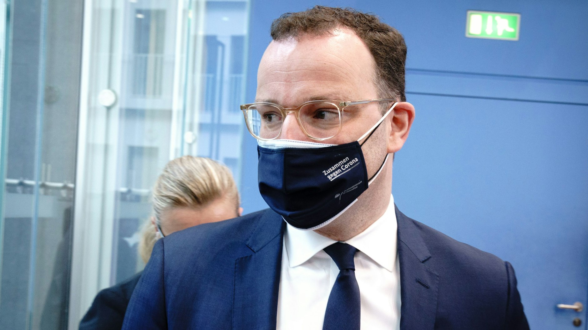 Mit Corona-Maske: Bundesgesundheitsminister Jens Spahn (CDU)