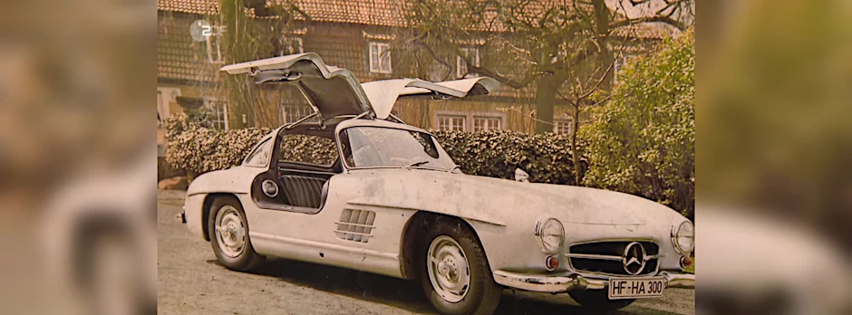 Dieser Mercedes 300 SL steht bei&nbsp;„Bares für Rares“ zum Verkauf.