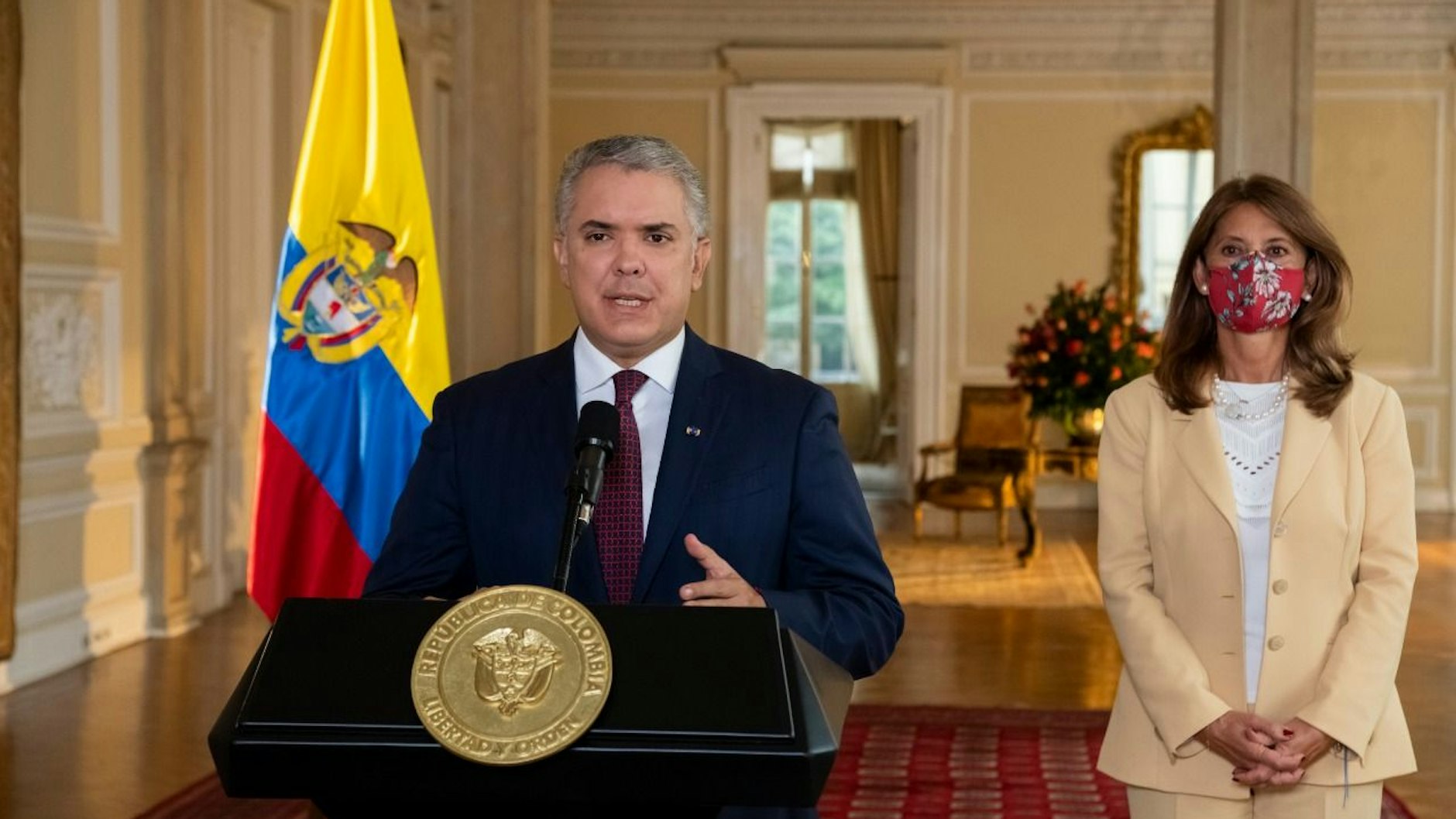 Ivan Duque, Präsident von Kolumbien,&nbsp; musste Reformen zurücknehmen.