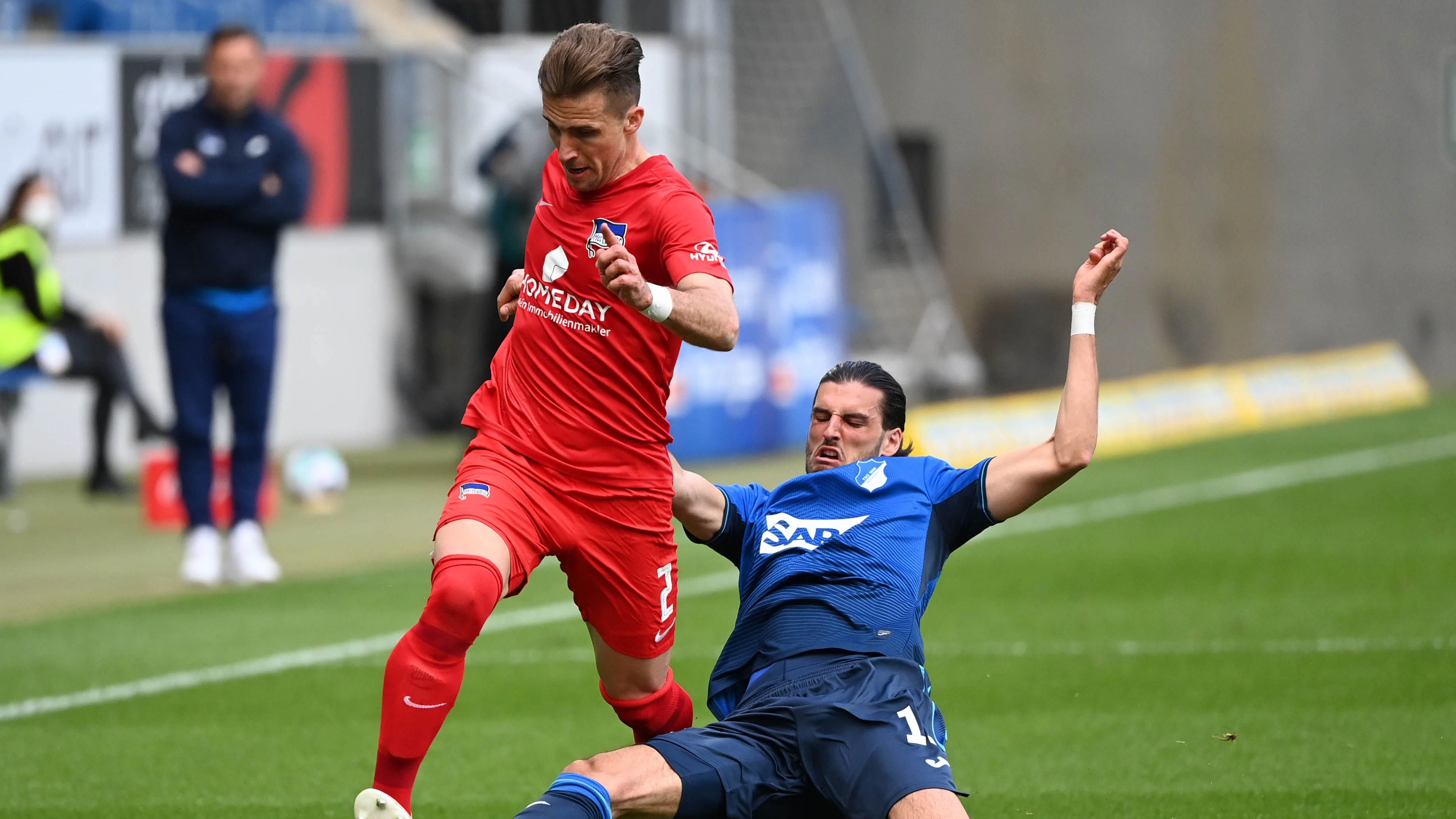 Peter Pekarik (34) gab bis zum letzten Spieltag bei der TSG Hoffenheim alles für Hertha BSC und darf sich womöglich über einen neuen Einjahresvertrag freuen.&nbsp;