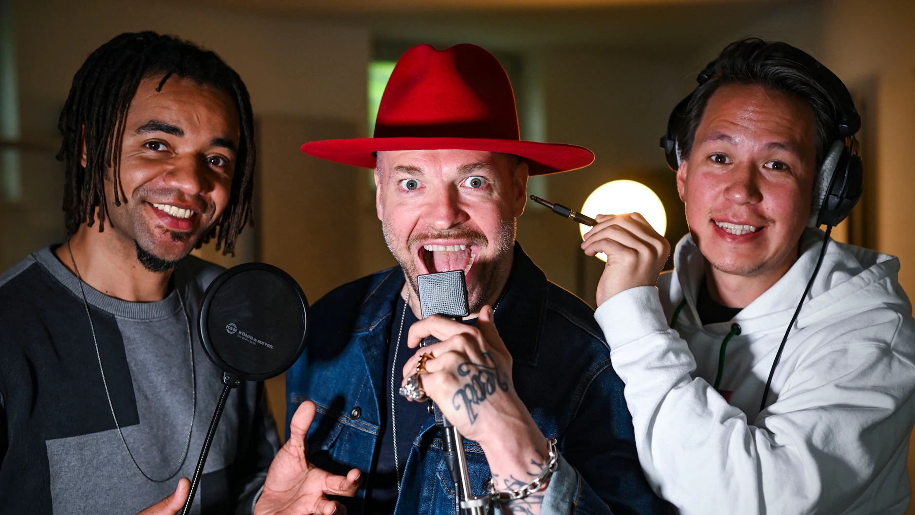 Johnny Strange, Mateo Jasik und DJ Chino von Culcha Candela