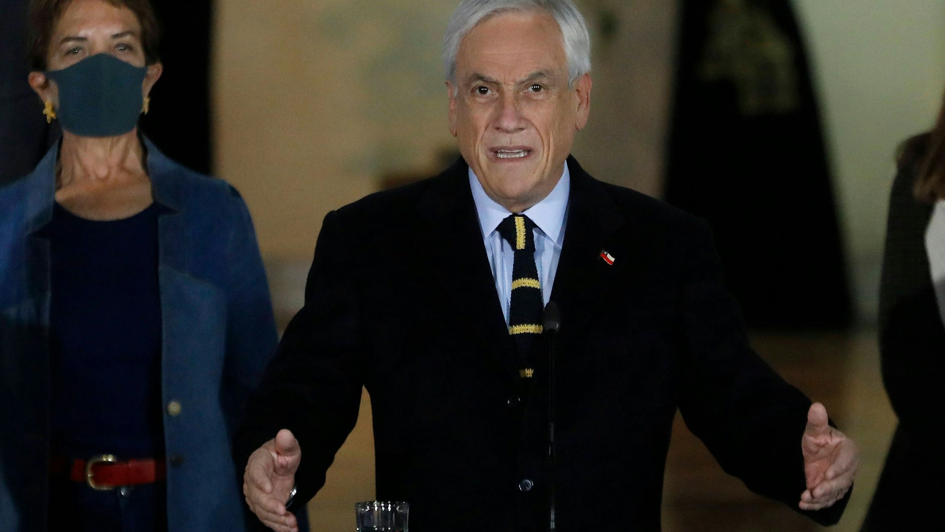 Chiles Präsident Sebastian Pinera wird sich wohl mit einer links bestimmten Verfassung abfinden müssen.&nbsp;