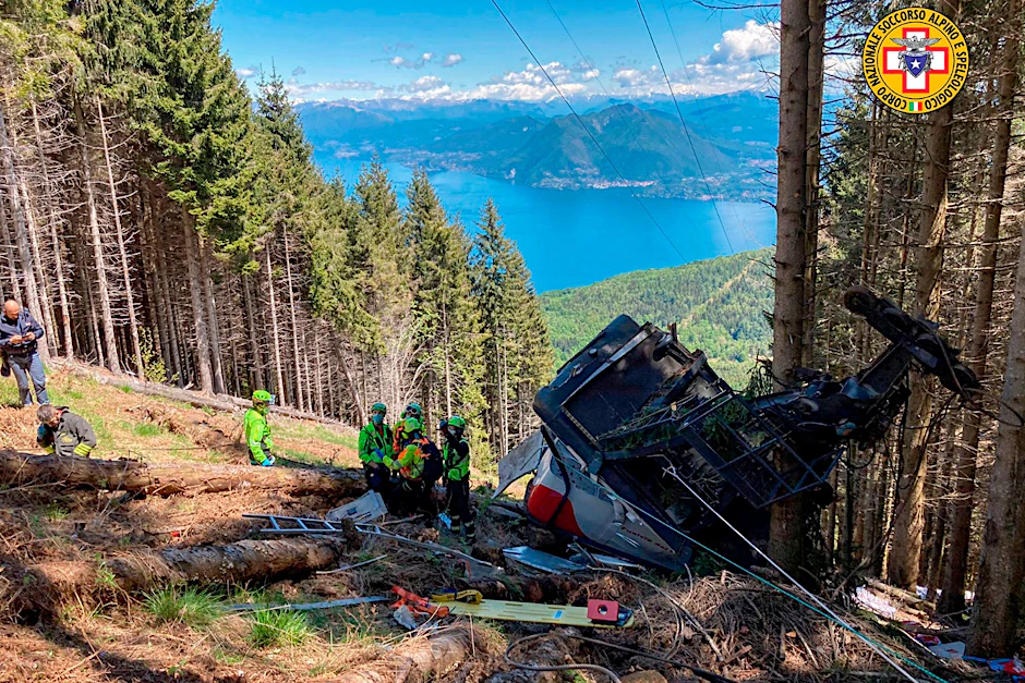 Bei einem Seilbahn-Absturz am Lago Maggiore in Italien sind mindestens acht Menschen ums Leben gekommen. (Symbolbild)
