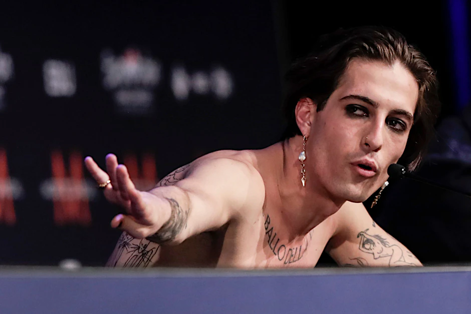 Damiano David, Sänger der Band Maneskin.