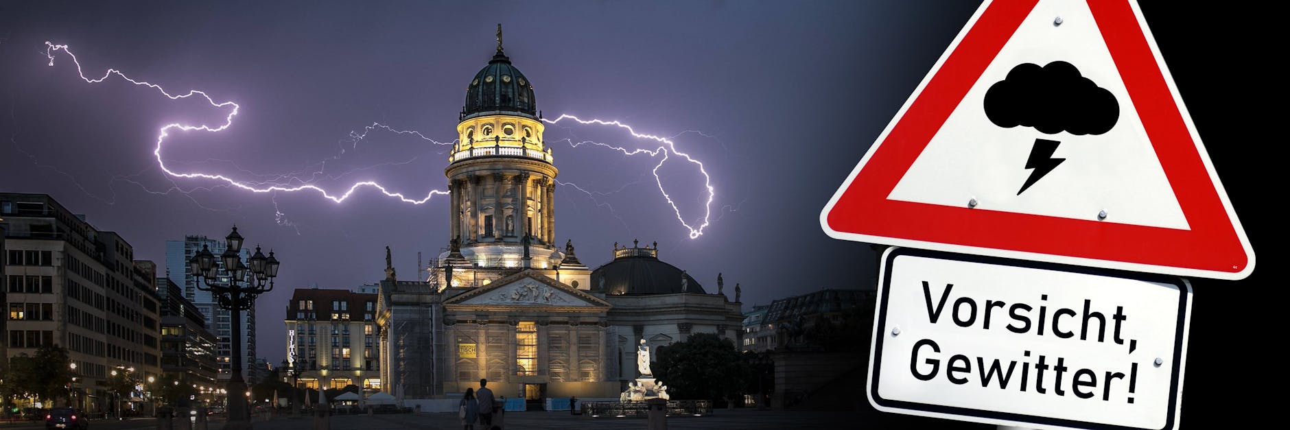 In den kommenden Tagen soll es regnerisch werden - und auch für Berlin sind Gewitter angekündigt.