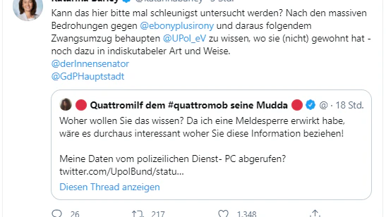 Eine indirekte Unterstellung...