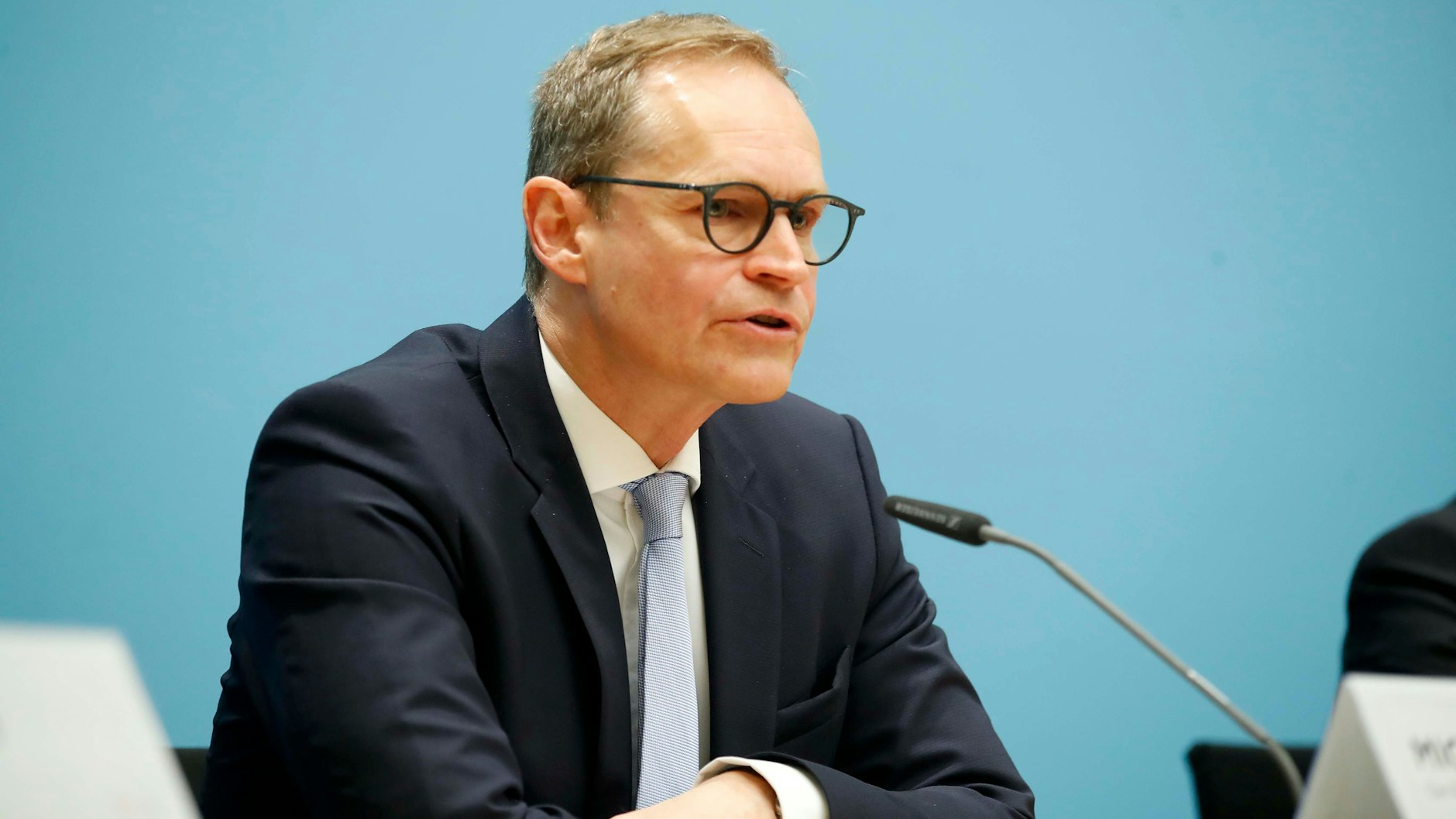 Michael Müller, Regierender Bürgermeister und Wohnungsbaupolitiker.