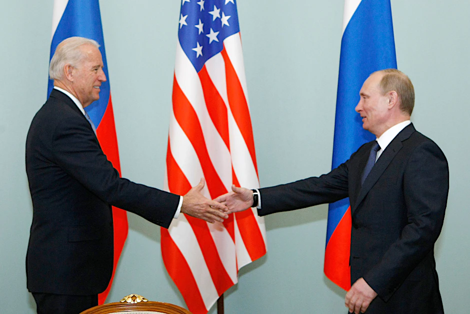 2011 begegneten sich der damalige US-Vizepräsident Joe Biden und Wladimir Putin, seinerzeit Ministerpräsident, in Moskau.
