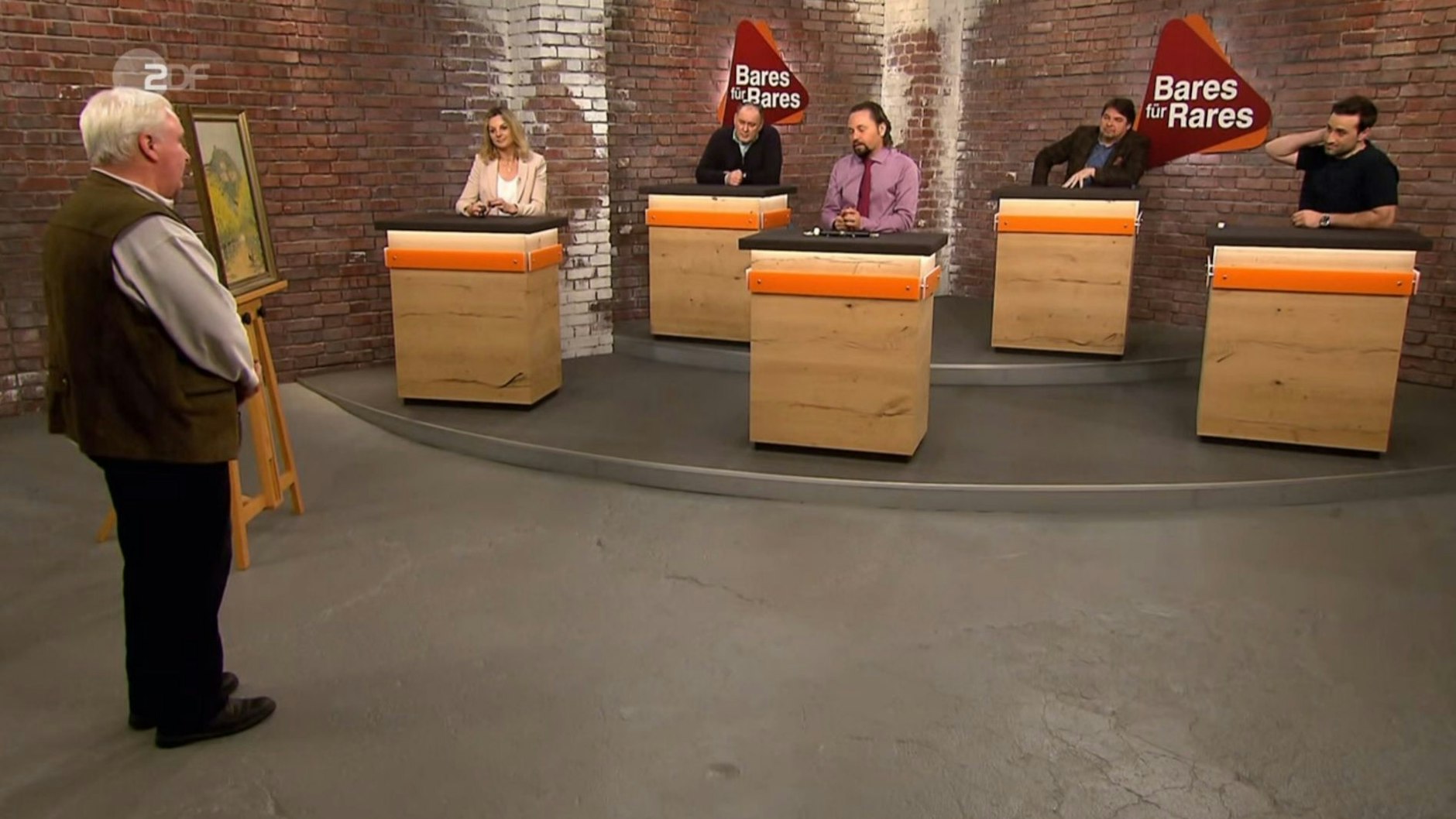 Im „Bares für Rares“-Händlerraum sorgt das rätselhafte&nbsp;Ölgemälde für Begeisterung.