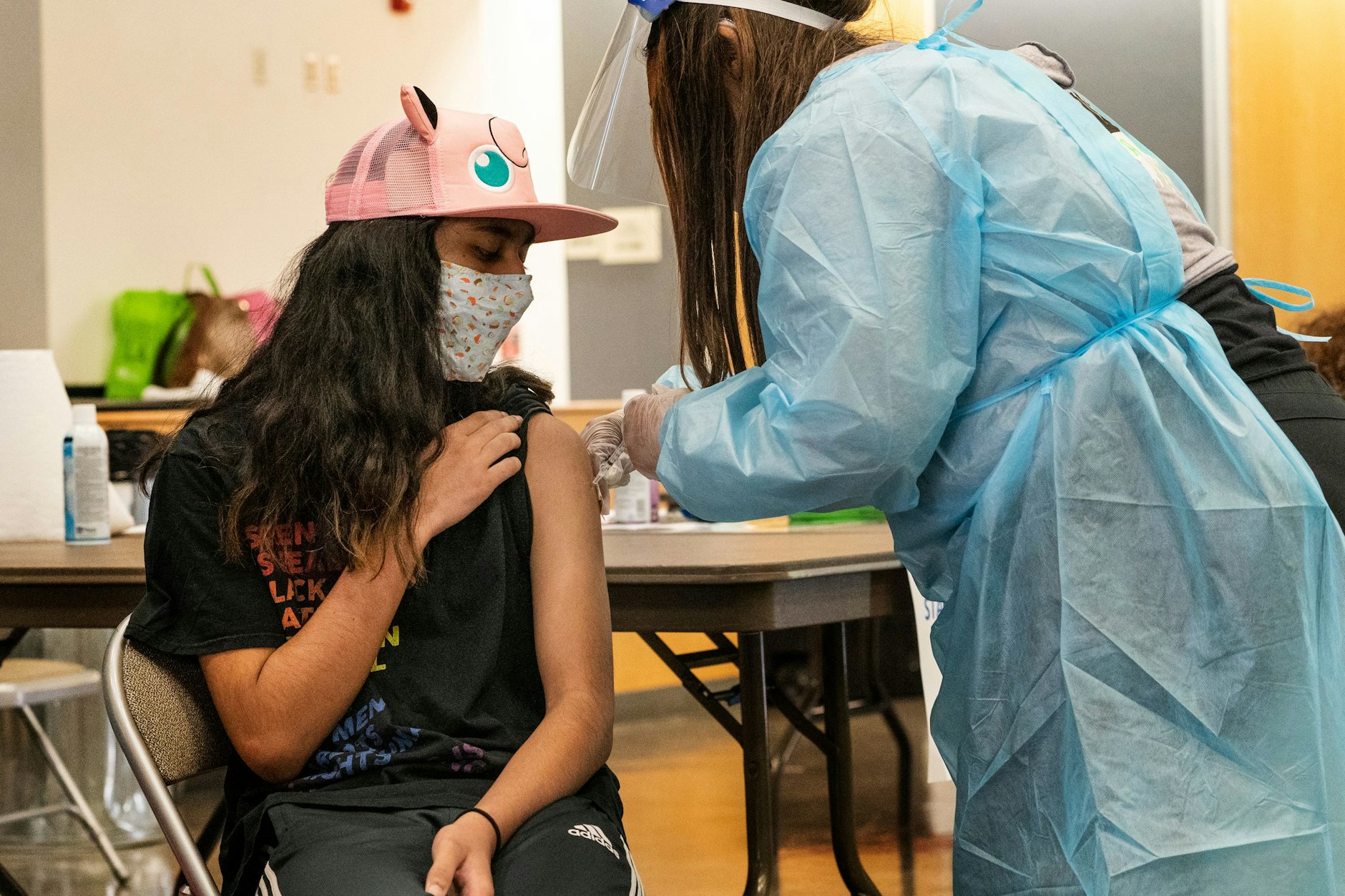 In den USA werden auch Jugendliche ab zwölf Jahren geimpft.