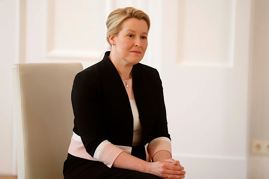 Franziska Giffey konzentriert sich jetzt auf den Wahlkampf. Sie ist Spitzenkandidatin der Berliner SPD für die Abgeordnetenhauswahl im September.