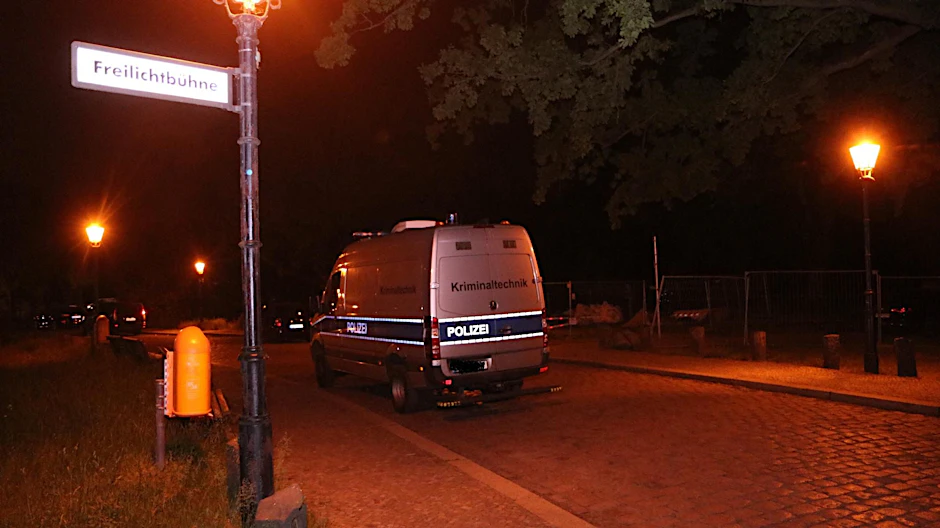 Die Polizei Berlin war in der Nacht zu Donnerstag an der Zitadelle in Spandau im Einsatz.