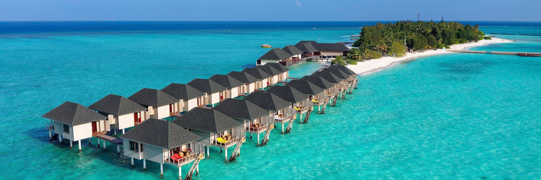 Insel im Nord-Mal-Atoll, Malediven.