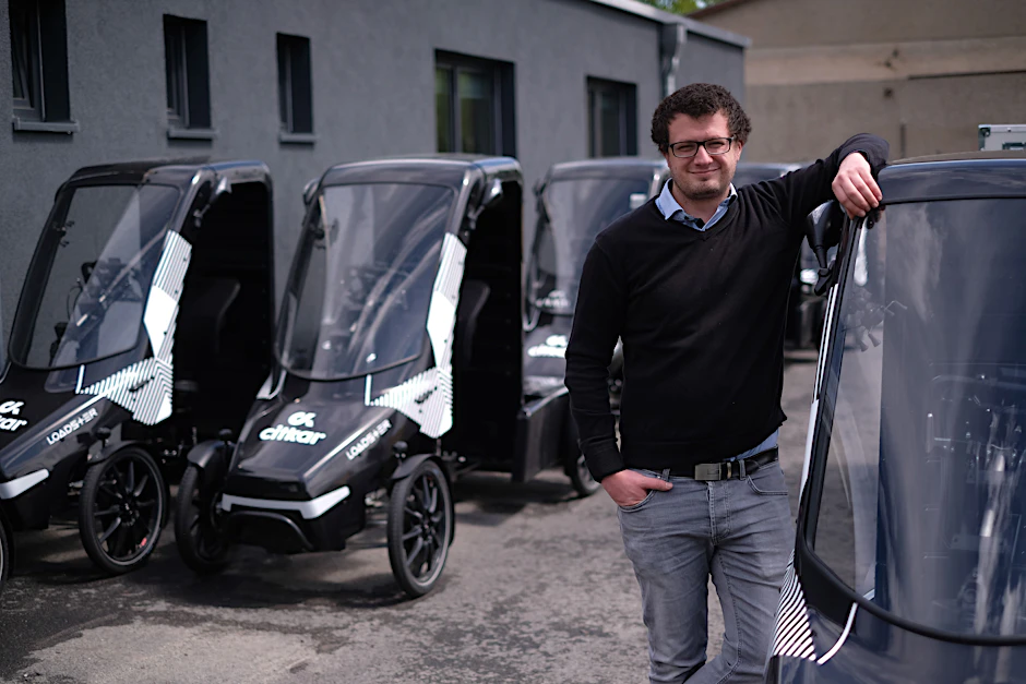 Jonas Kremer, 27, hat das Unternehmen Citkar vor drei Jahren gegründet.