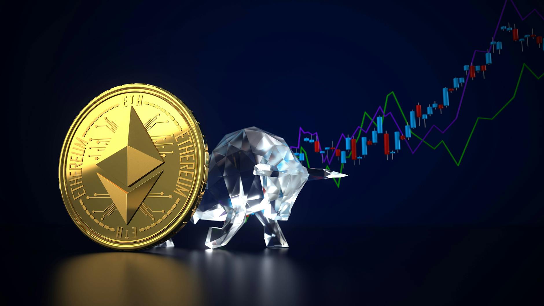 Ether gab um rund zehn Prozent nach und sackte unter die Marke von 2500 Dollar (Symbolbild).