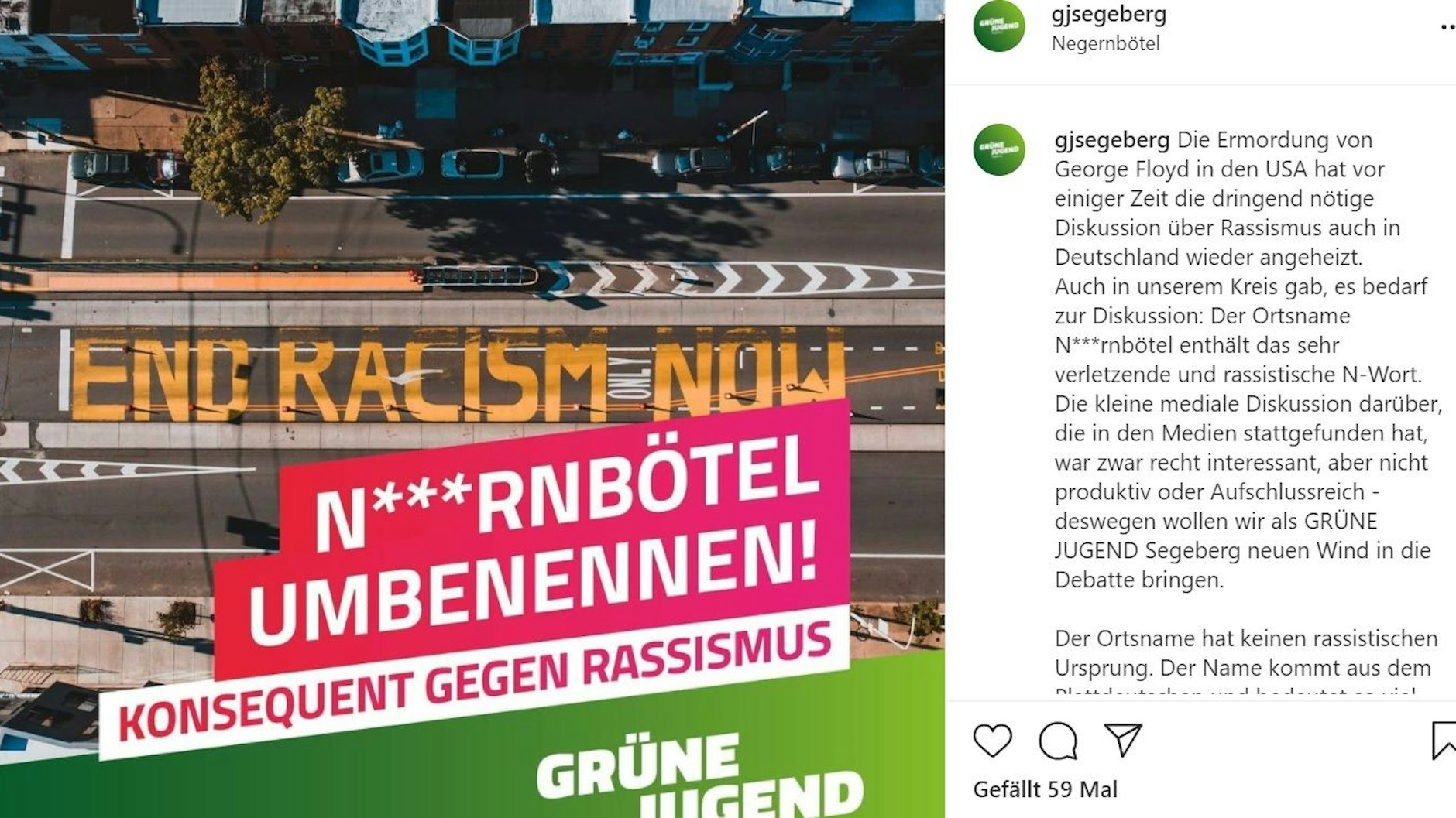 Der Post der Grünen Jugend Segeberg